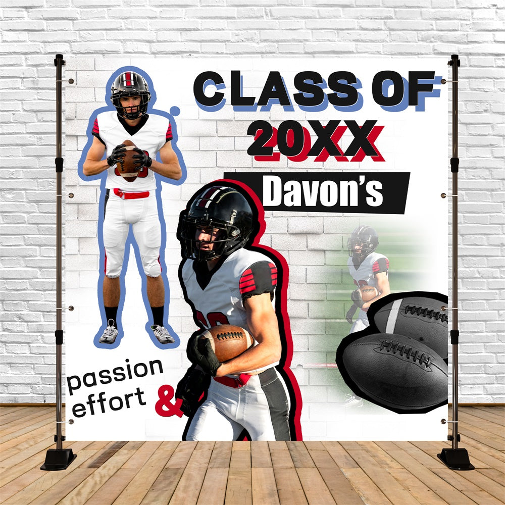 Graduation Photo Backdrop Game Day Personalized Party Graduation Backdrop UK BRP6-187