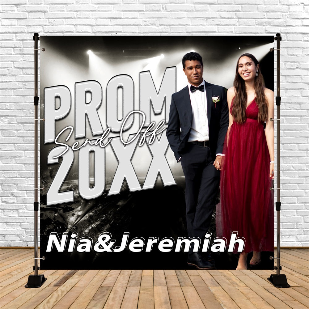 Prom Backdrops Modern Romance Personalized Party Graduation Backdrop UK BRP6-198