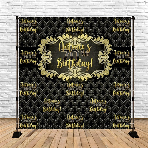 Backdrop Ideas For Birthday Golden Luxe 70th Backdrop UK BRP6-59
