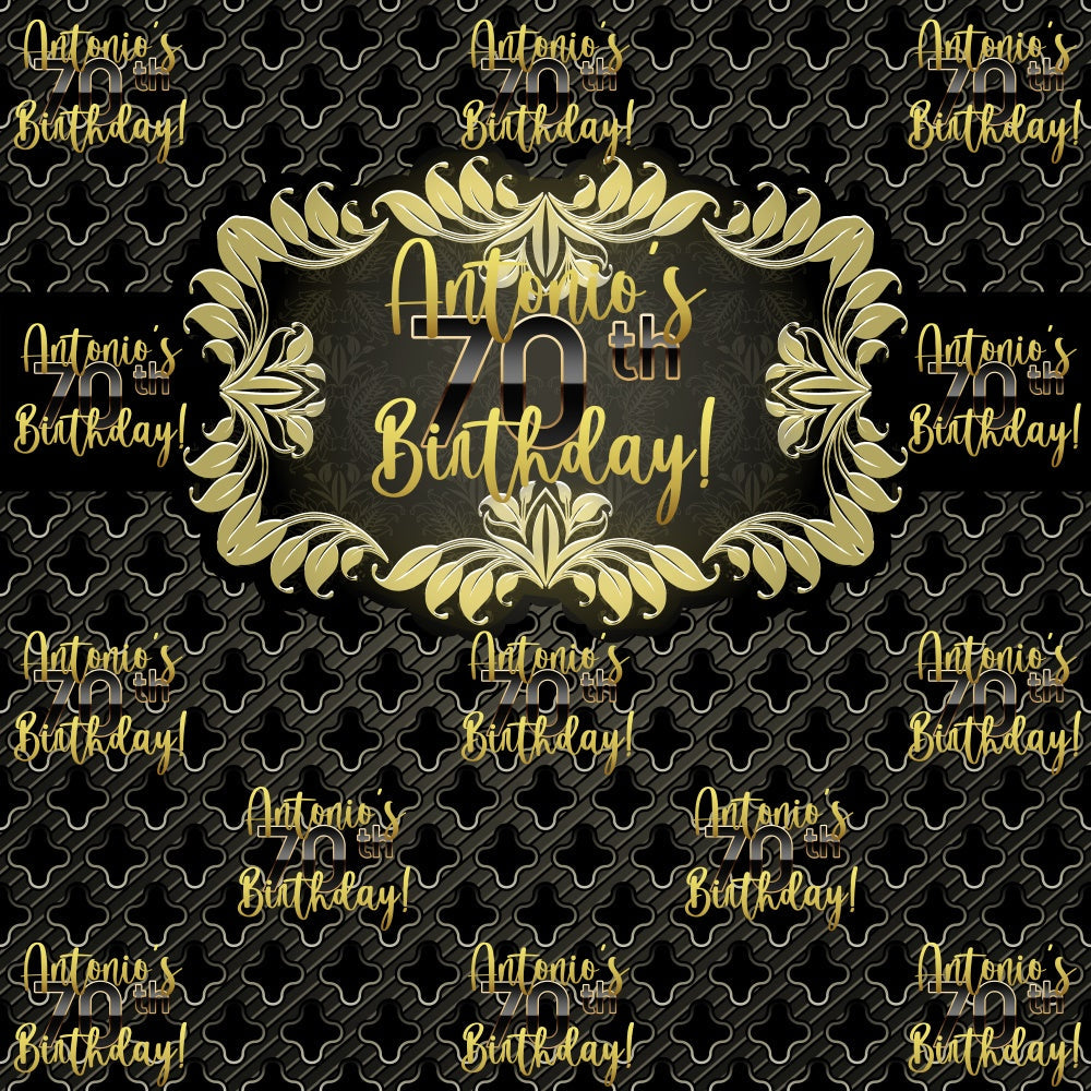 Backdrop Ideas For Birthday Golden Luxe 70th Backdrop UK BRP6-59