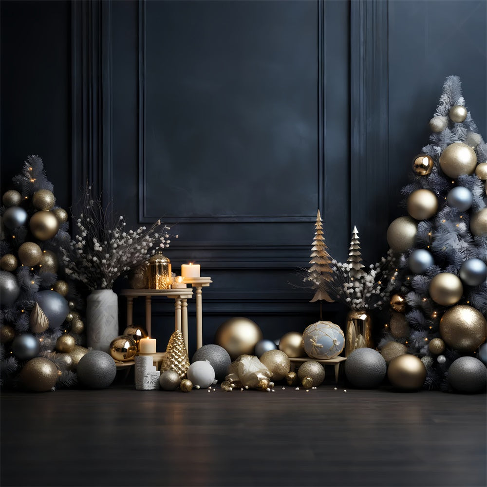 Christmas Gold and Silver Glamour Backdrop UK BRP8-92