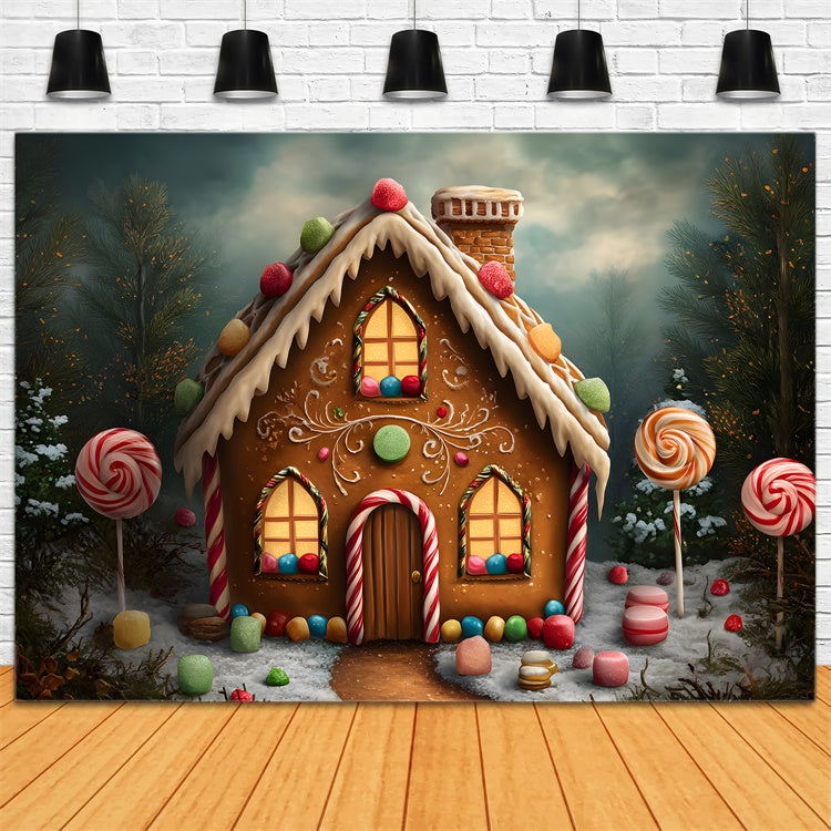 Christmas Backdrop Ideas Holiday Ginger Sweet Home Backdrop UK By Magali