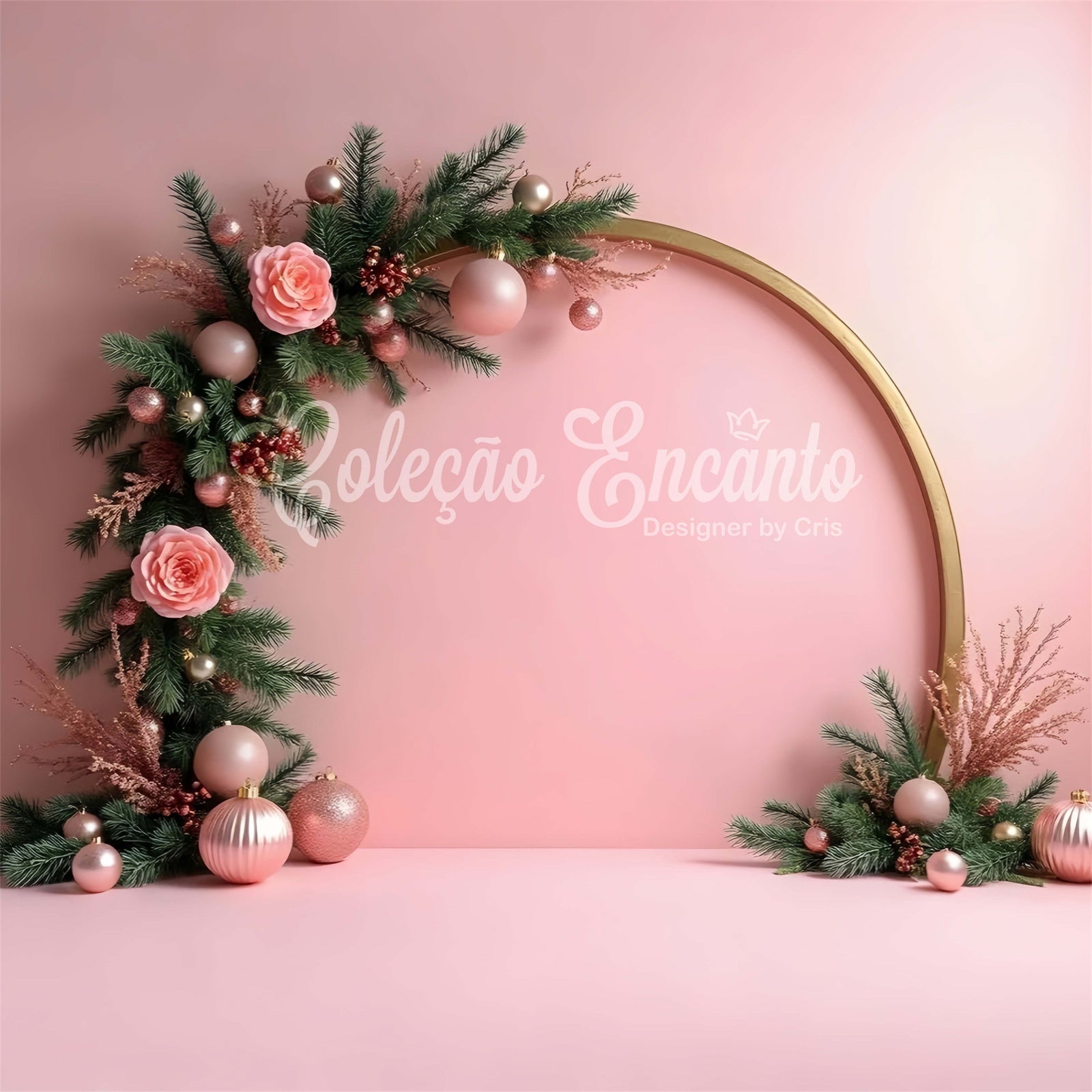 Christmas Backdrop Ideas Rose Arch Pink Theme Backdrop UK By Magali