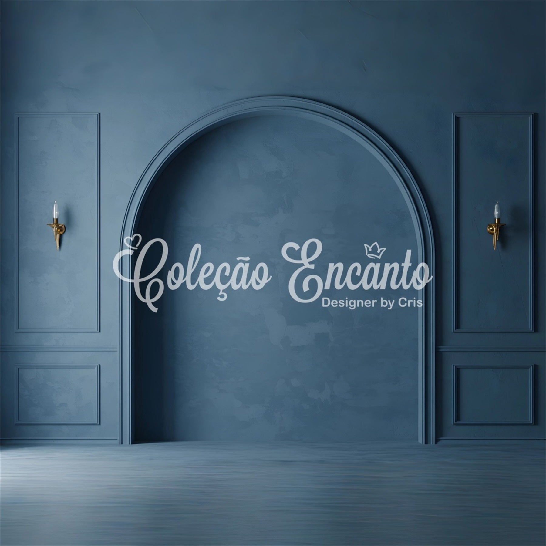 Backdrop For Mothers Day Blue Vintage Wall Archway Backdrops For Mother's Day UK By Magali