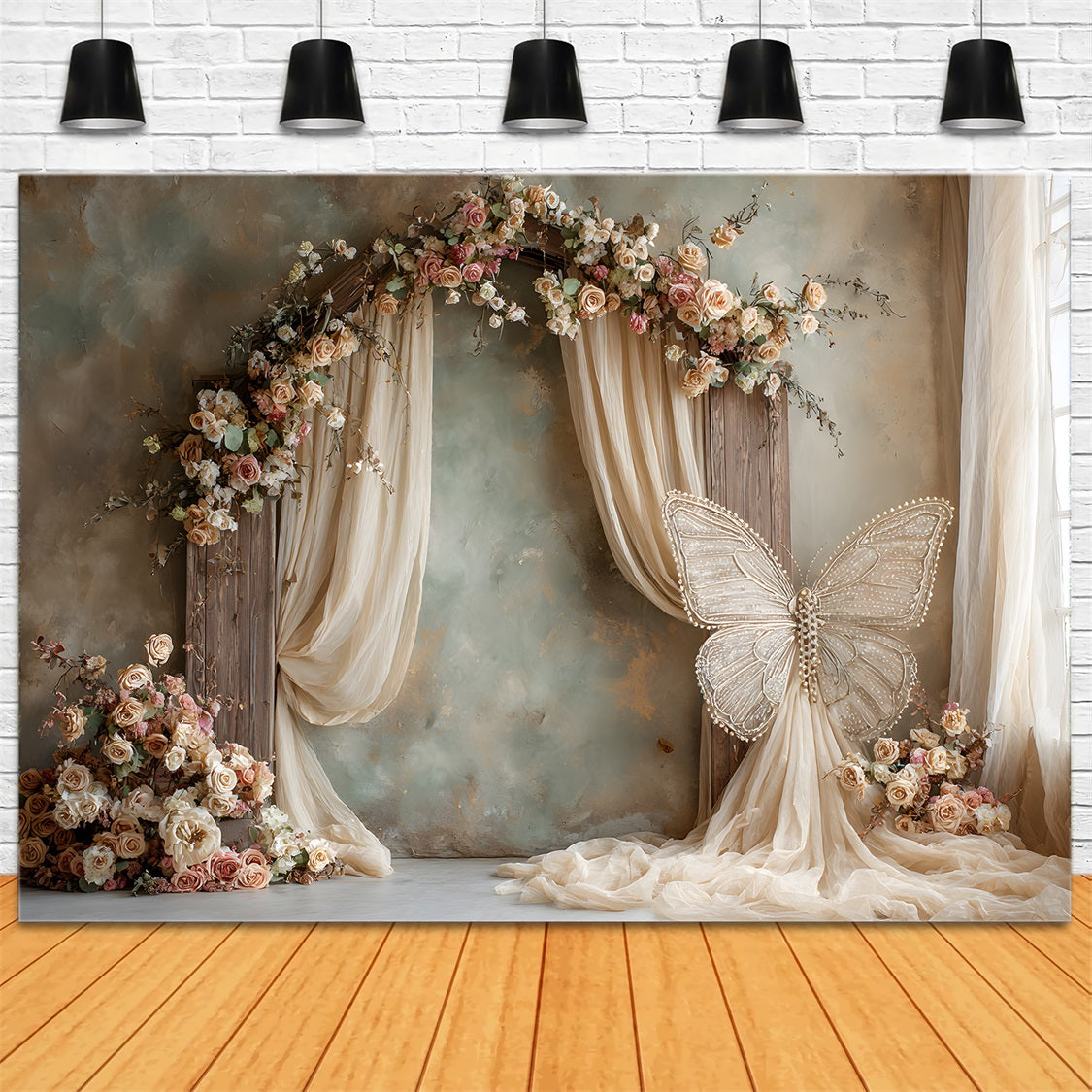 Backdrops For Mother's Day Elegant Rose Arch Butterfly Backdrops For Mothers Day UK By Magali