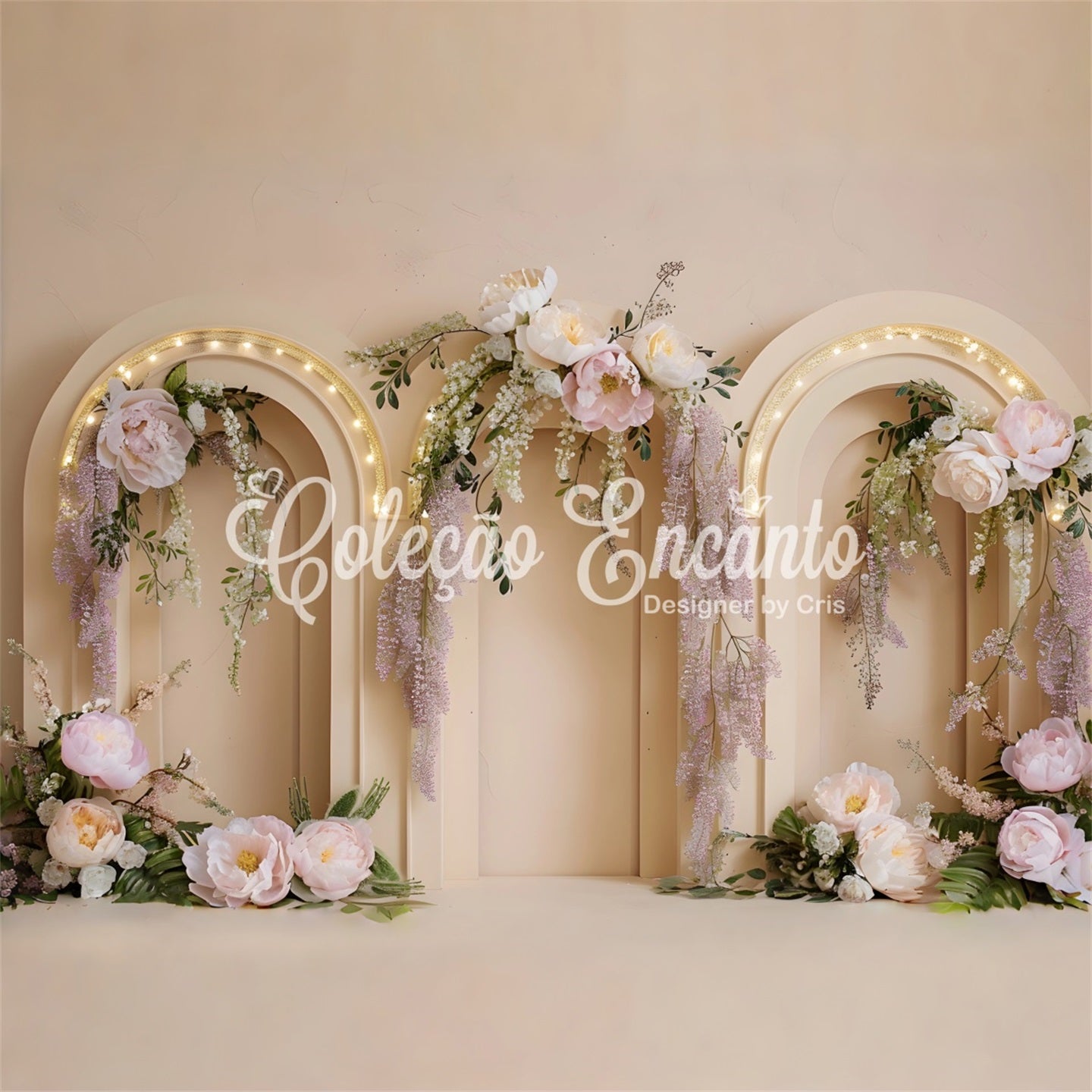 Happy Mothers Day Photo Backdrop Romantic Pink Floral Arch Mother's Day Photo Backdrop Ideas UK By Magali
