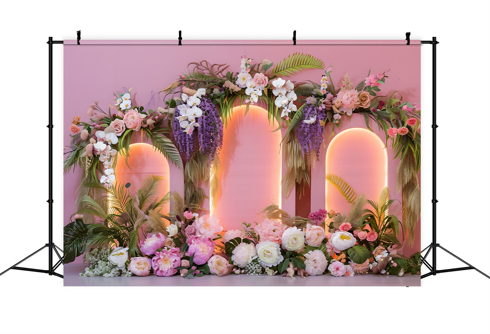 Backdrops For Mothers Day Elegant Pastel Bloom Arrangement Backdrop For Mother's Day UK By Magali