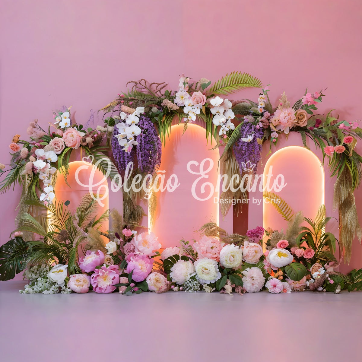 Backdrops For Mothers Day Elegant Pastel Bloom Arrangement Backdrop For Mother's Day UK By Magali