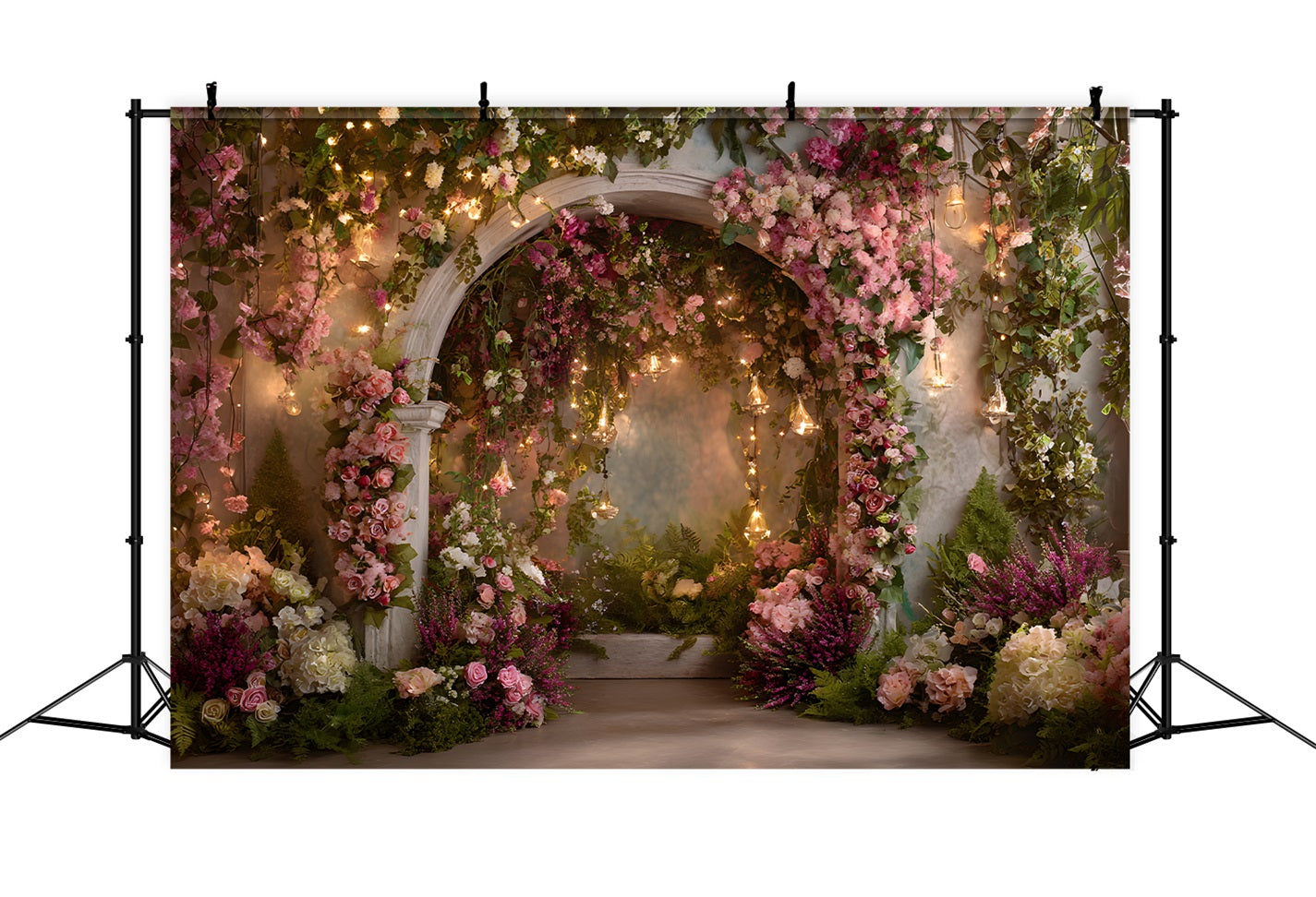 Mothers Day Picture Backdrop Fairy Light Floral Garden Backdrop Mother's Day UK By Magali