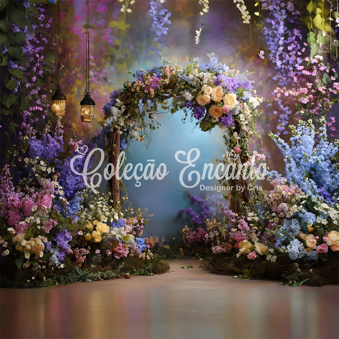 Mother's Day Backdrop Ideas Soft Pastel Floral Archway Mother's Day Backdrop Design UK By Magali
