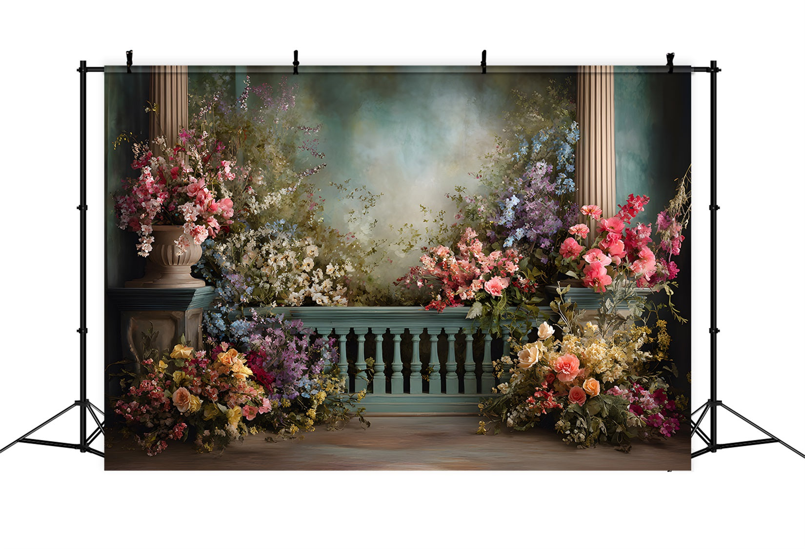 Mothers Day Backdrop Floral Column Garden Gateway Mother's Day Photoshoot Backdrops UK By Magali