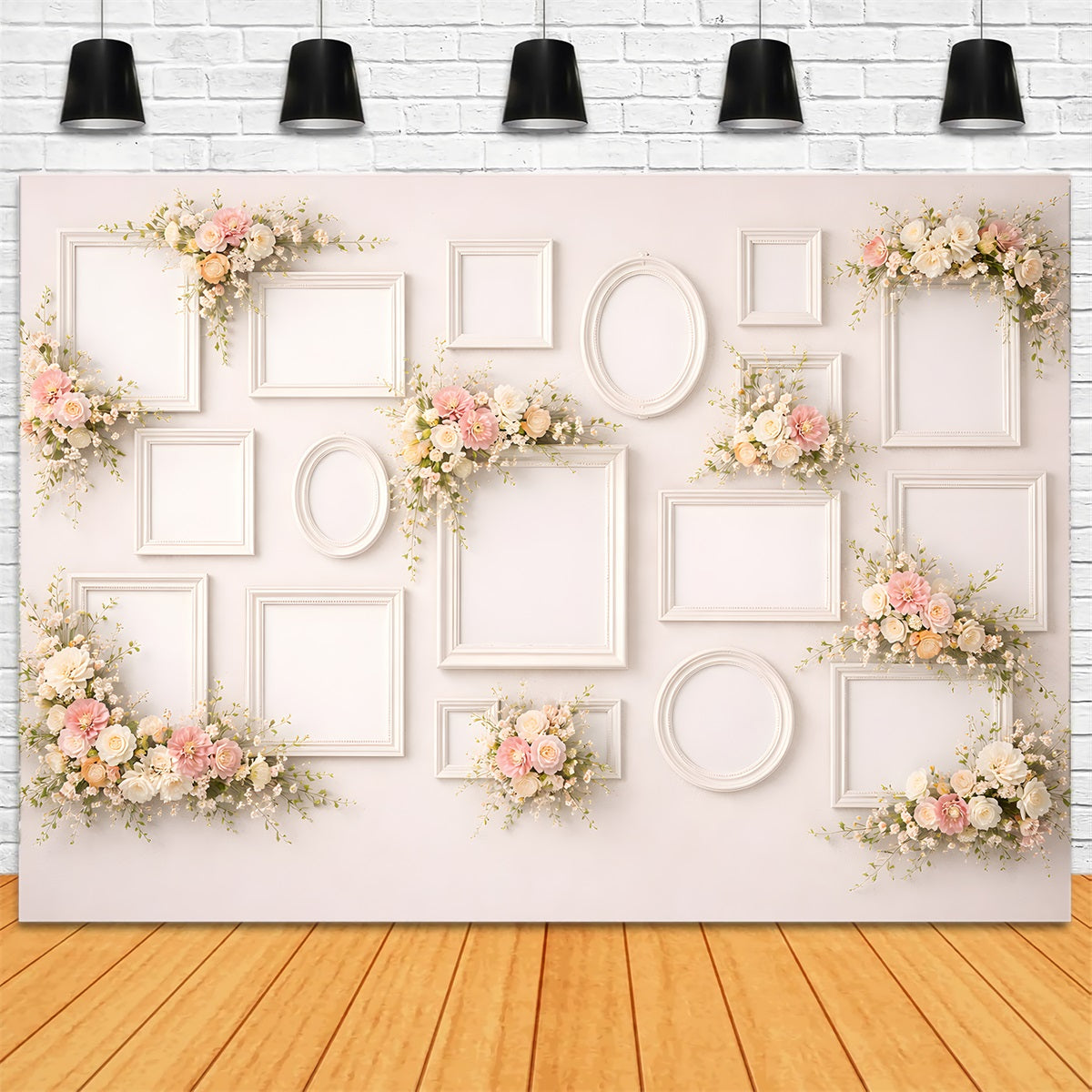 Mother's Day Backdrop Ideas Pastel Floral Frame Gallery Wall Photo Booth Mothers Day Backdrop UK By Magali