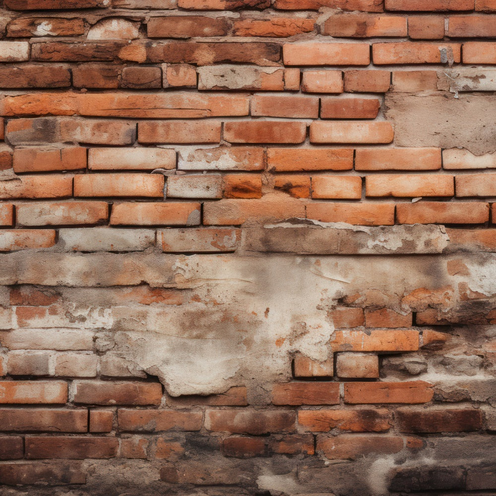 Brick Wall Photography Backdrop Rustic Industrial Brick Backdrop UK CJJ3-11