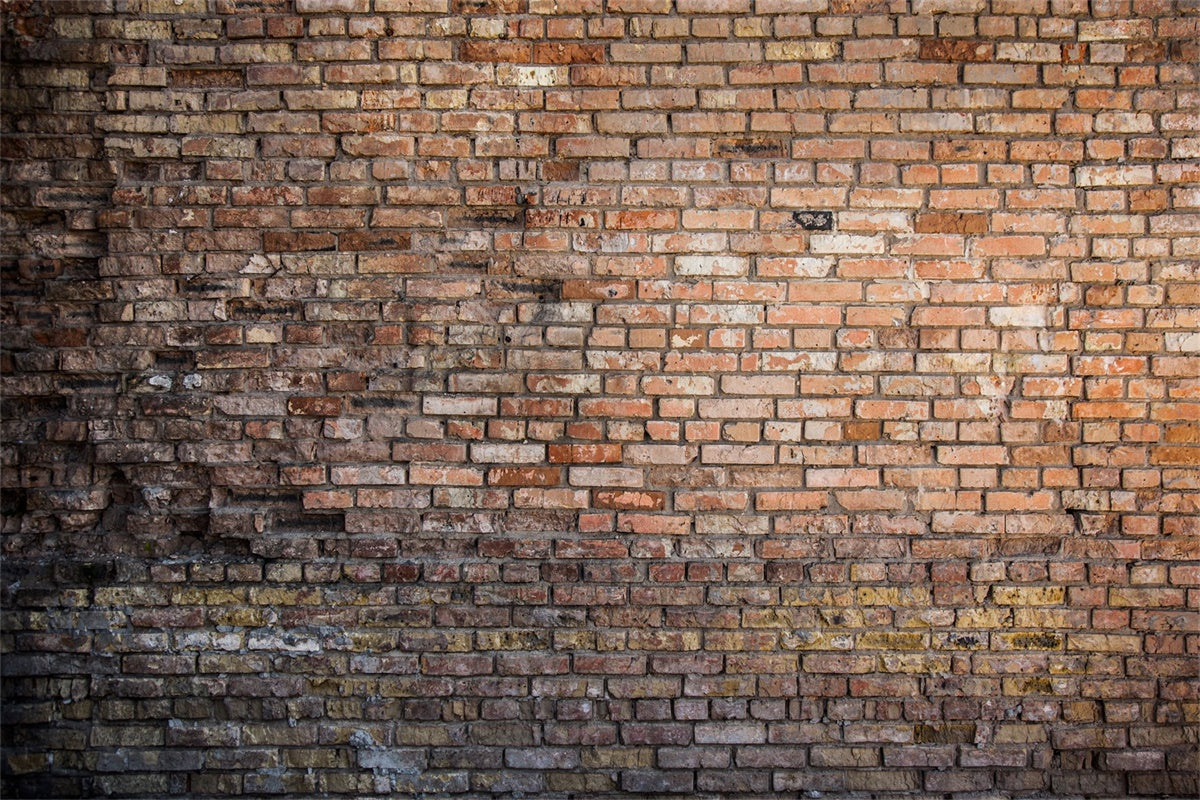 Backdrop Brick Wall Aged Weathered Red Brick Backdrop UK CJJ3-12
