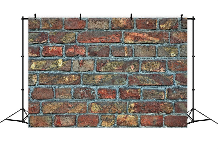 Brick Wall Photo Backdrop Ideas Weathered Vintage Brick Backdrop UK CJJ3-14