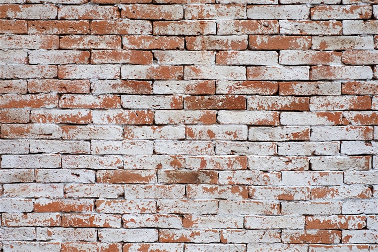 Brick Wall Backdrop Weathered Red Brick Whitewash Backdrop UK CJJ3-22