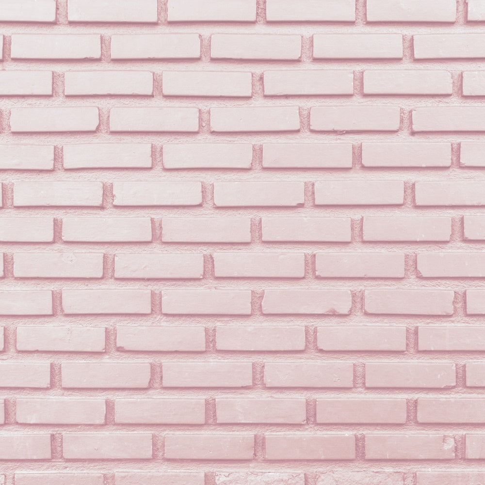 Pink Brick Wall Backdrop Elegant Baby Pink Brick Backdrop UK CJJ3-24