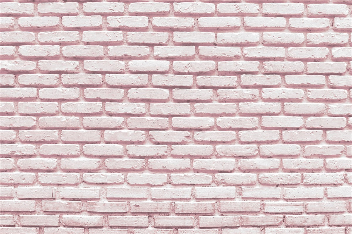 Pink Brick Wall Backdrop Soft Vintage Pink Brick Backdrop UK CJJ3-25