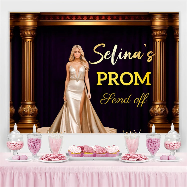 Graduation Backdrop Photoshoot Vintage Pillars Customized Party Graduation Backdrop UK CJJ3-277