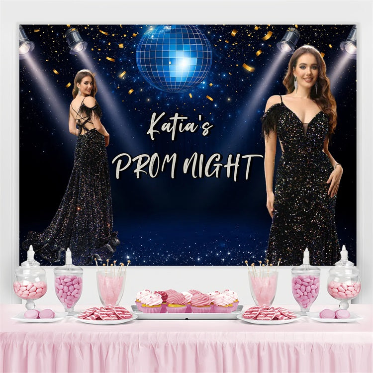 Prom Backdrop Ideas Sparkling Confetti Custom Party Graduation Backdrop UK CJJ3-283