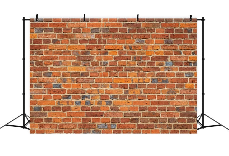 Brick Backdrop Photography Warm Tone Mixed Brick Backdrop UK CJJ3-31