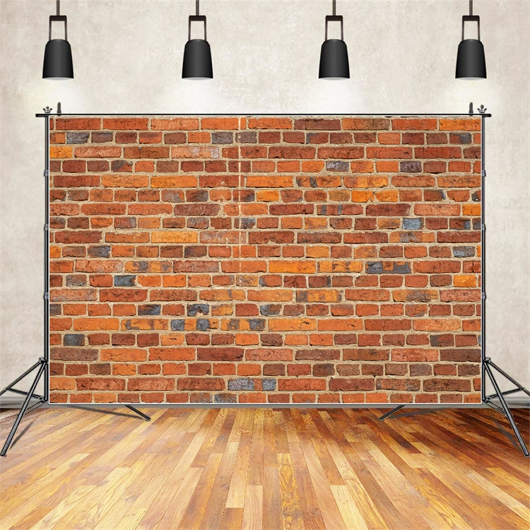 Brick Backdrop Photography Warm Tone Mixed Brick Backdrop UK CJJ3-31