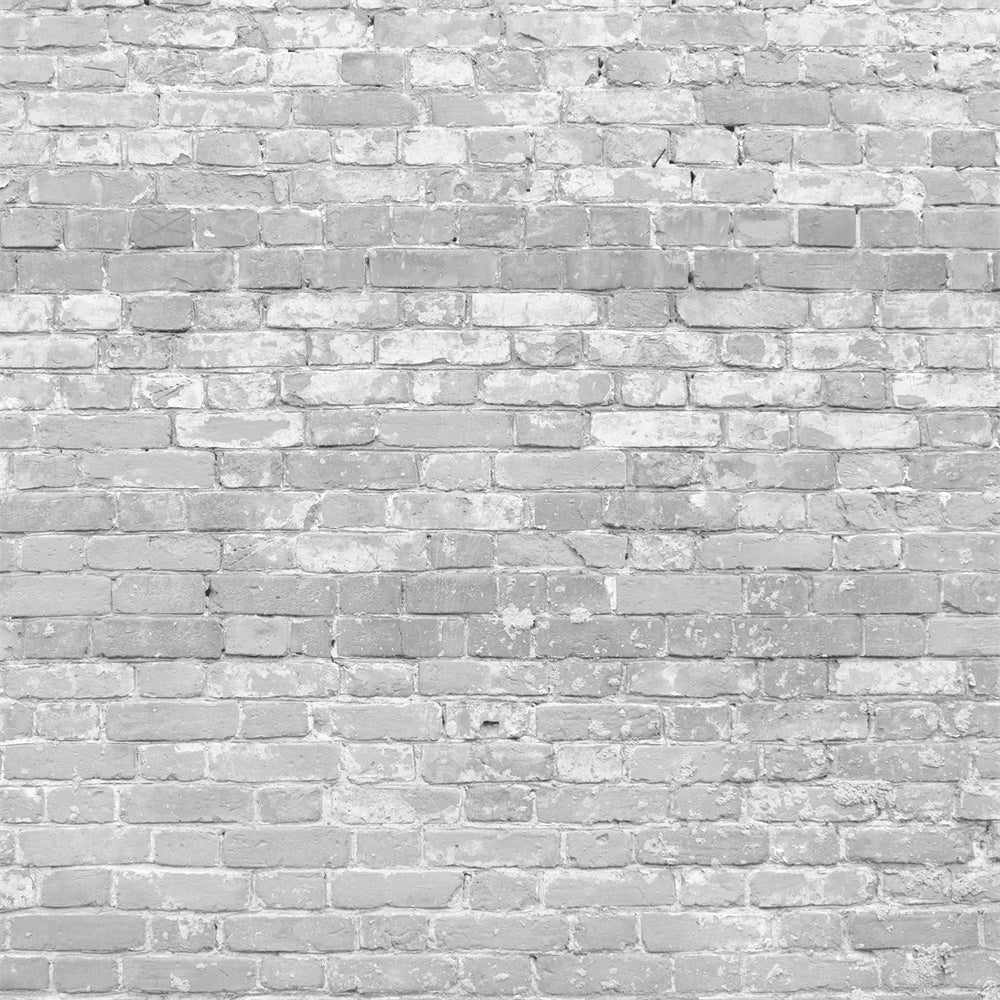 Grey Brick Wall Backdrop Faded Gray Brick Texture Backdrop UK CJJ3-33