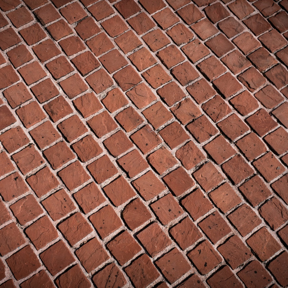 Brick Backdrop Photography Rustic Red Brick Walkway Backdrop UK CJJ3-34