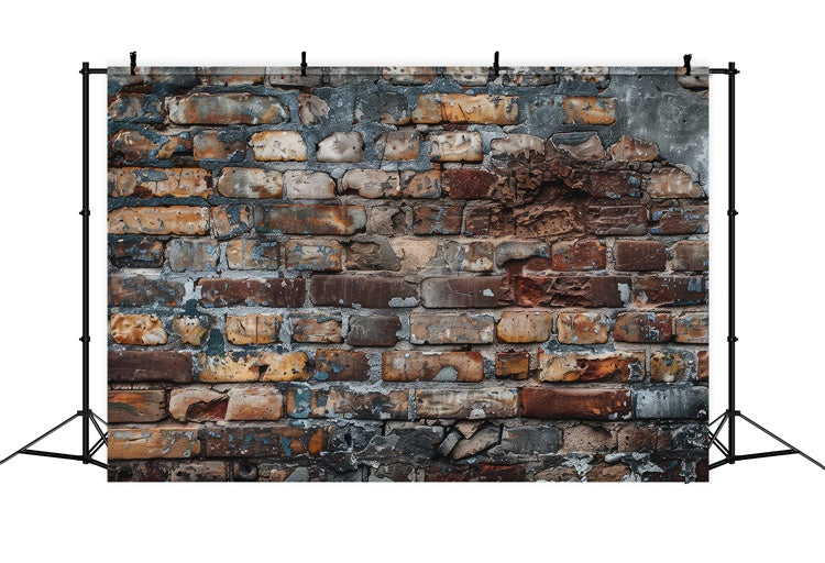 Brick Backdrops Aged Rustic Distressed Brick Backdrop UK CJJ3-36