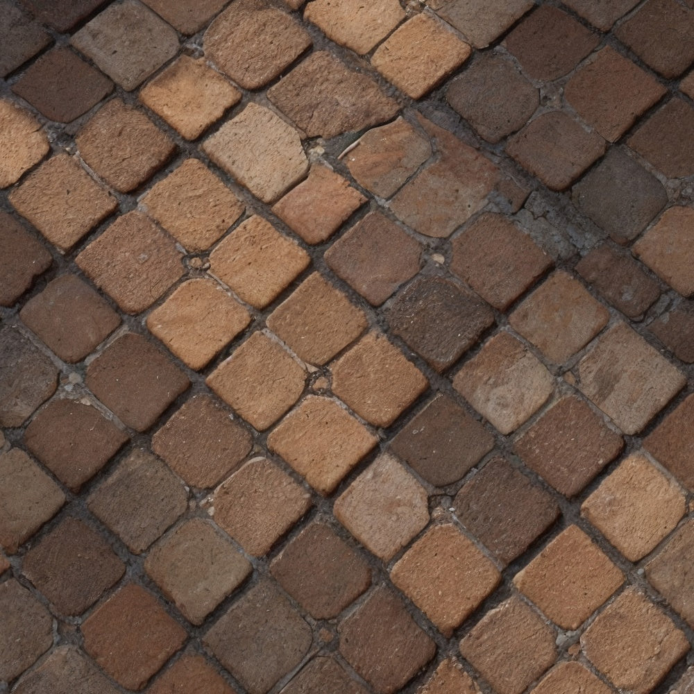 Brick Backdrop Cloth Antique Brown Brick Pavement Backdrop UK CJJ3-39