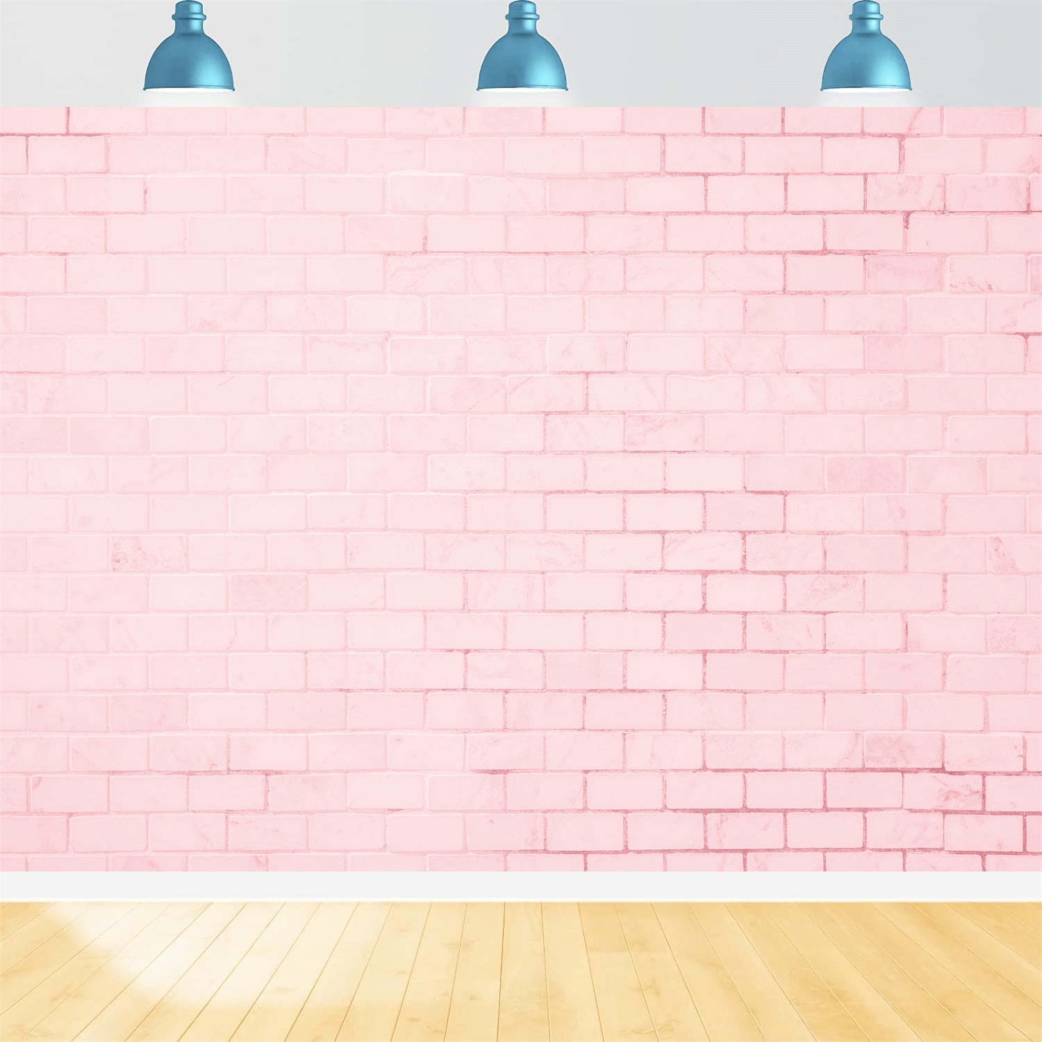 Pink Brick Wall Backdrop Vintage Pastel Brick Pattern Backdrop UK CJJ3-40