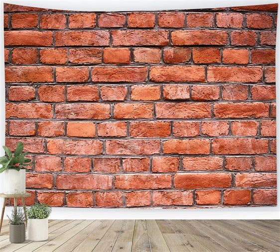 Backdrop Brick Wall Heritage Red Masonry Wall Backdrop UK CJJ3-6