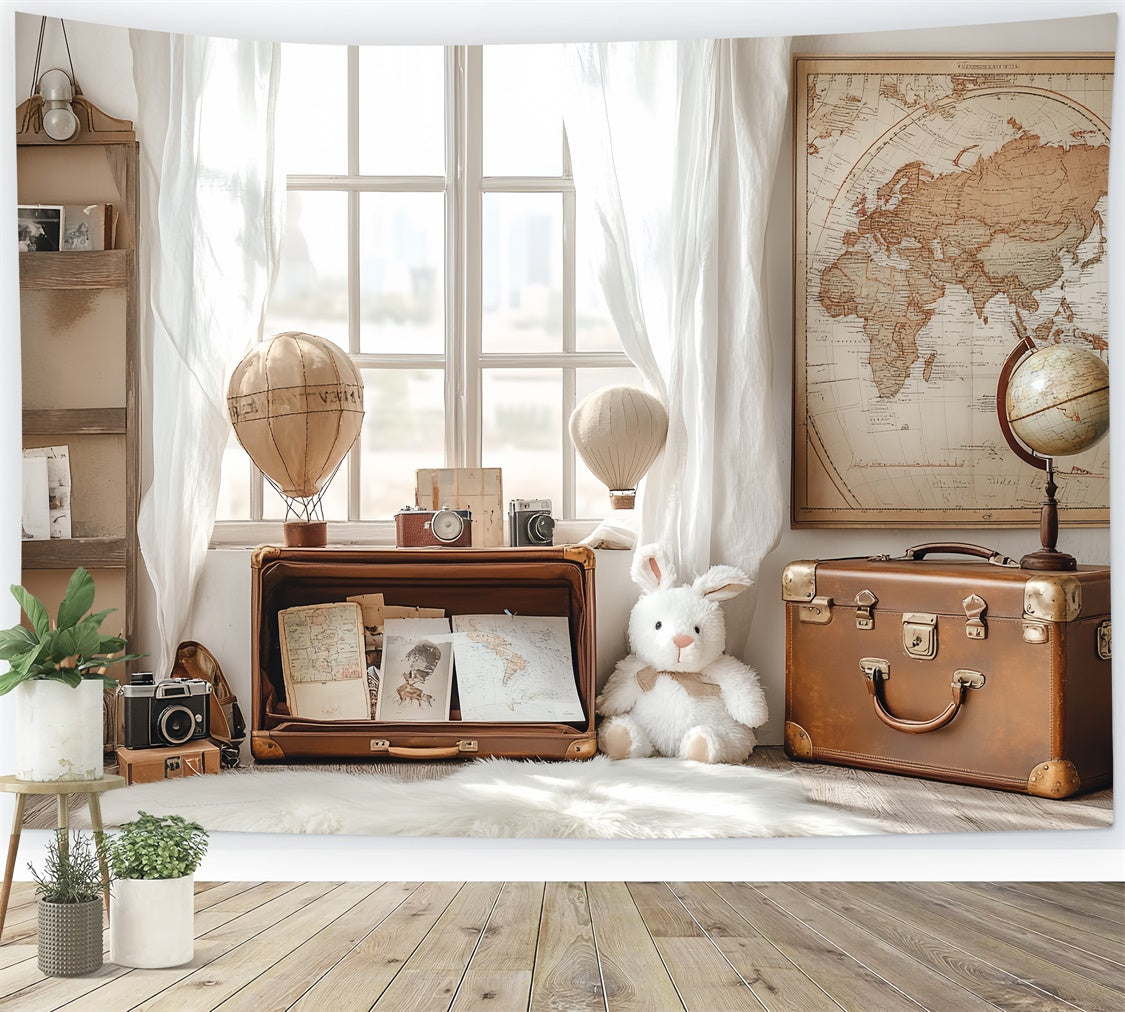 Back To School Picture Backdrop Explorer Study Room Backdrop UK CSH3-11