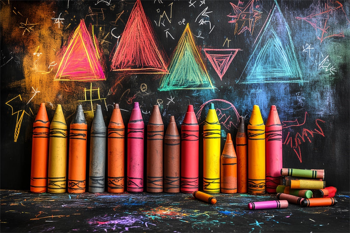 Back To School Backdrop Creative Kids Art Classroom Backdrop UK CSH3-14