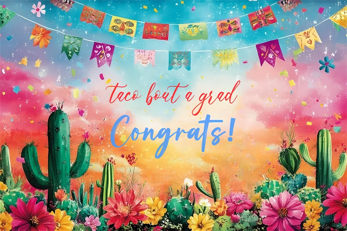 Graduation Photo Backdrop Ideas Cactus Garden Graduation Party Backdrop UK CSH3-237