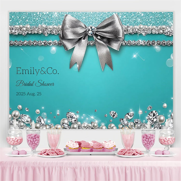 Bridal Shower Backdrop Luxury Jewelry Glam Custom Backdrop UK CSH3-281