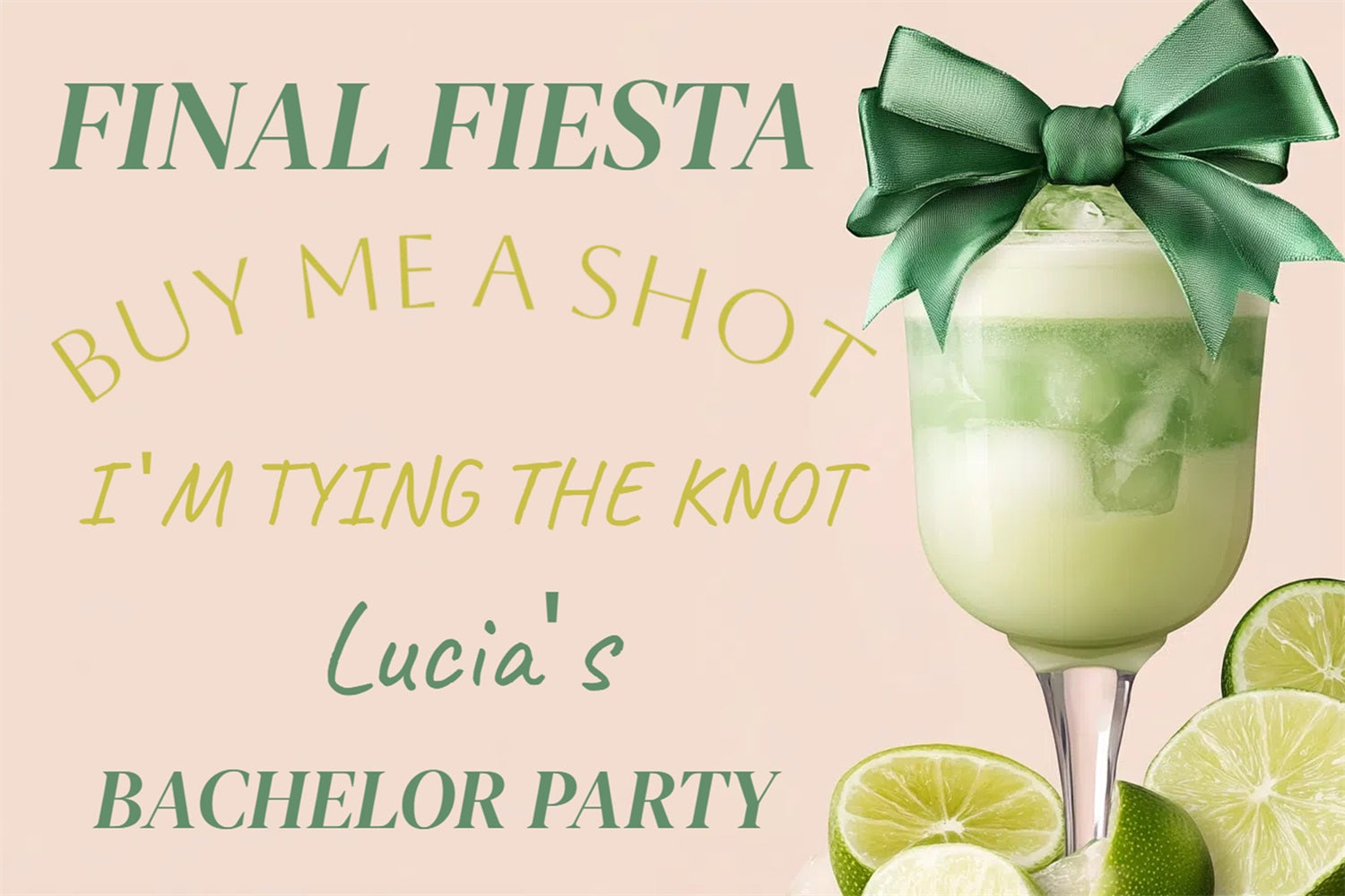 Bridal Shower Backdrop Decoration Ideas Fiesta Bachelorette Customized Backdrop UK CSH3-291