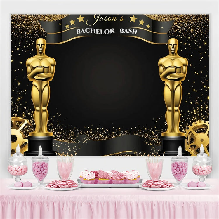 Wedding Backdrops Oscar Night Bachelor Party Custom Backdrop UK CSH3-298