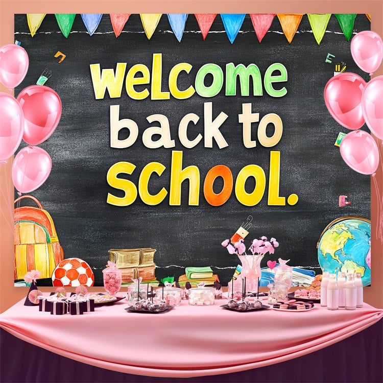 Back To School Backdrop Ideas Classroom Blackboard Theme Backdrop UK CSH3-47
