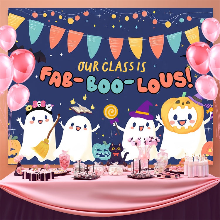 Back To School Backdrop Ideas Cute Classroom Halloween Backdrop UK CSH3-68