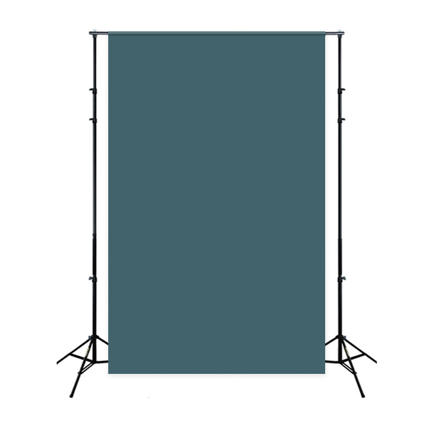Solid Color Photo Backdrops Moody Blue Green Backdrop UK CSH4-165