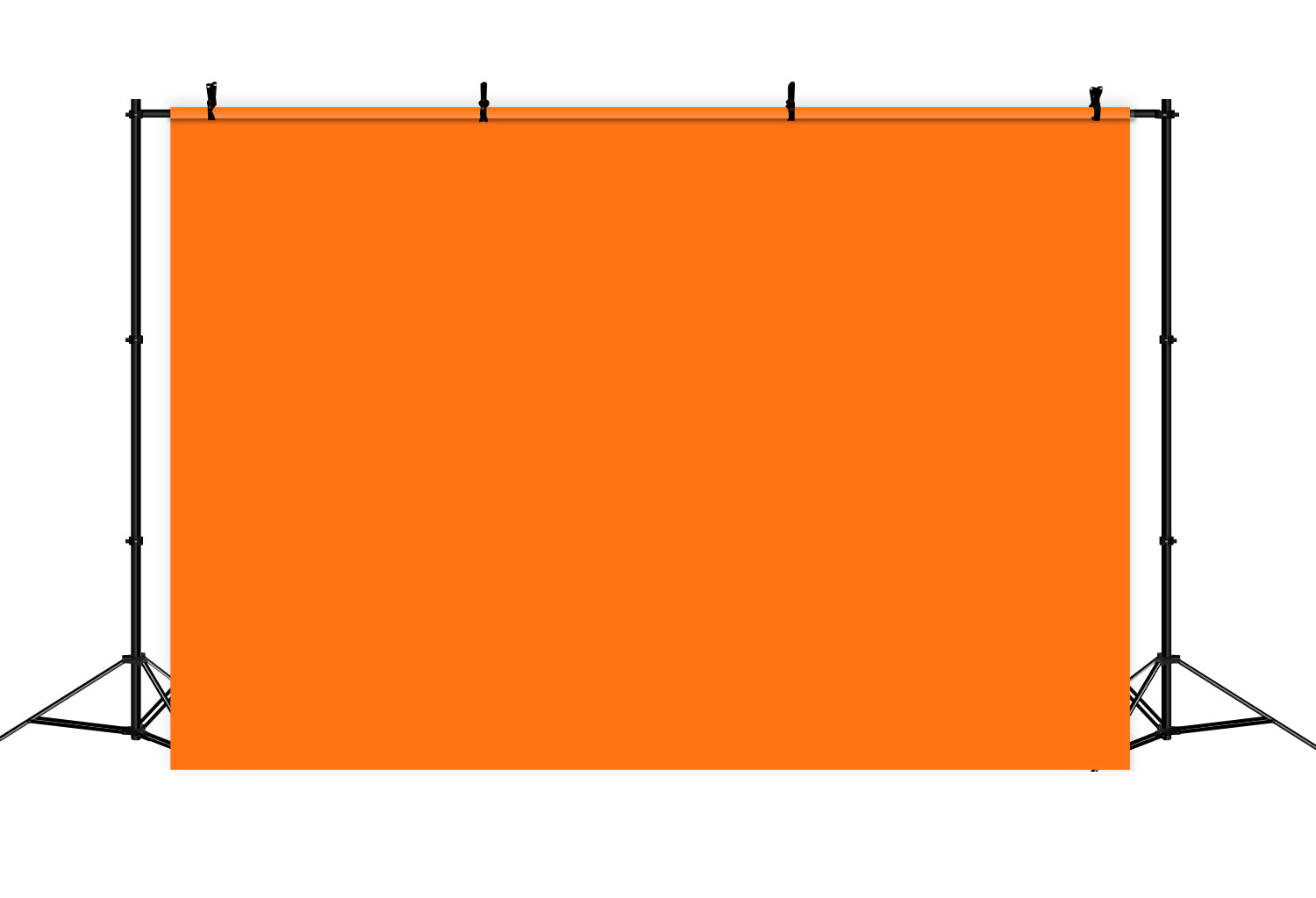 Orange Photography Backdrop Vibrant Orange Backdrop UK CSH4-171