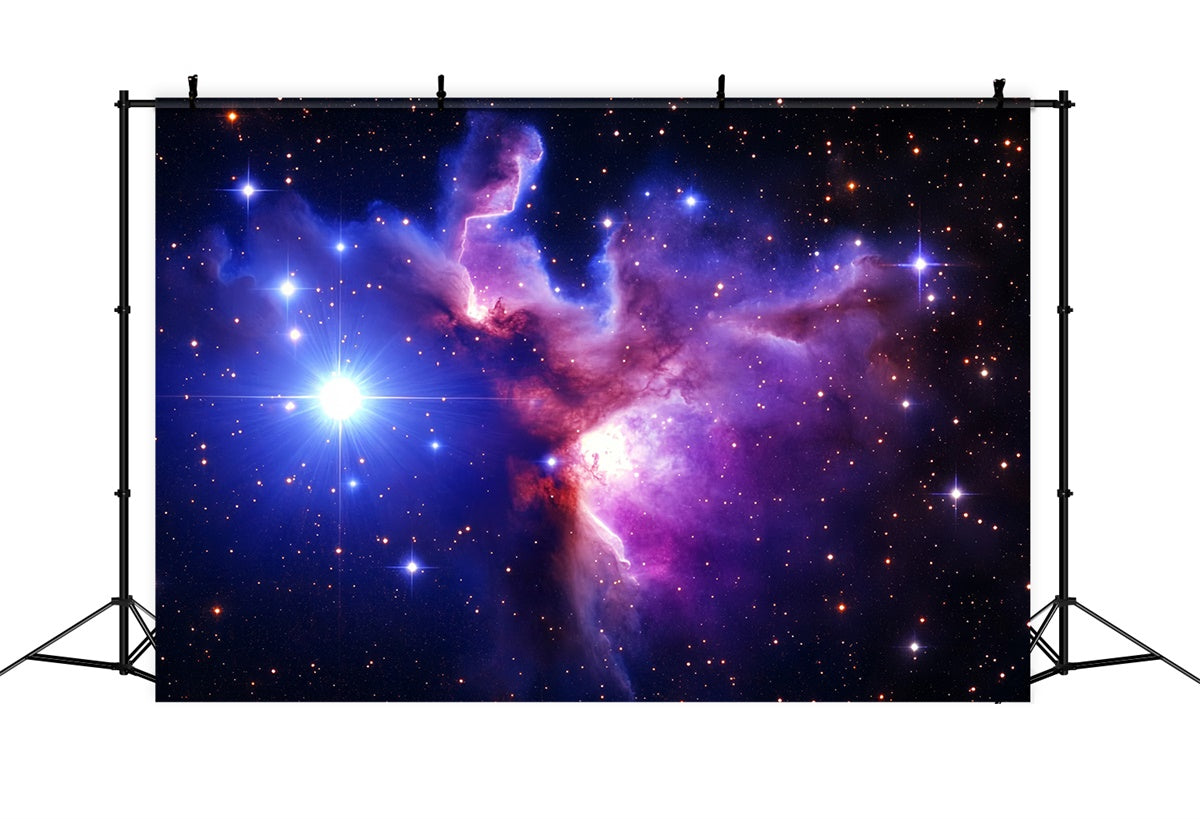 Portrait Backdrops Vibrant Starry Cosmos Dream Backdrop UK CSH4-180