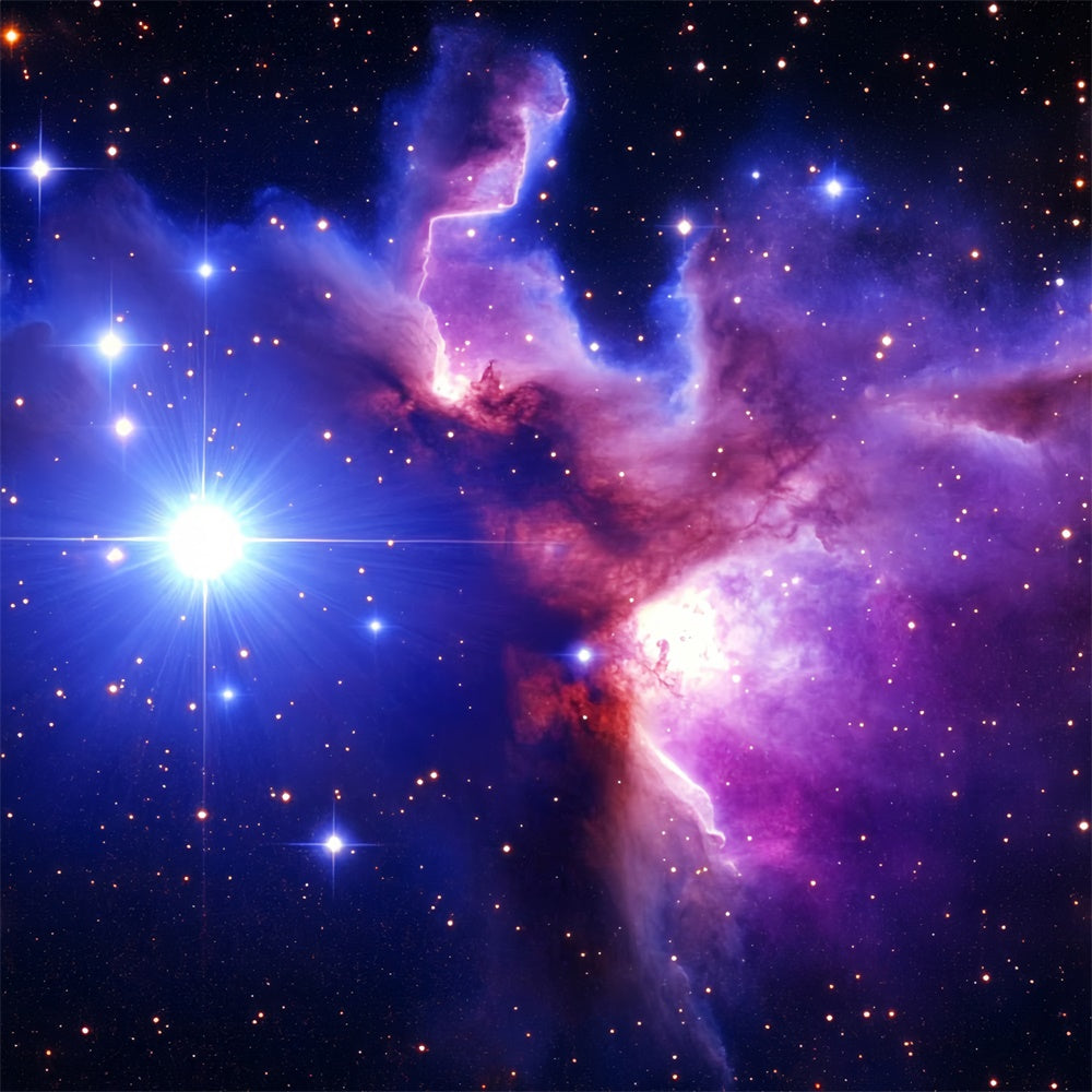 Portrait Backdrops Vibrant Starry Cosmos Dream Backdrop UK CSH4-180