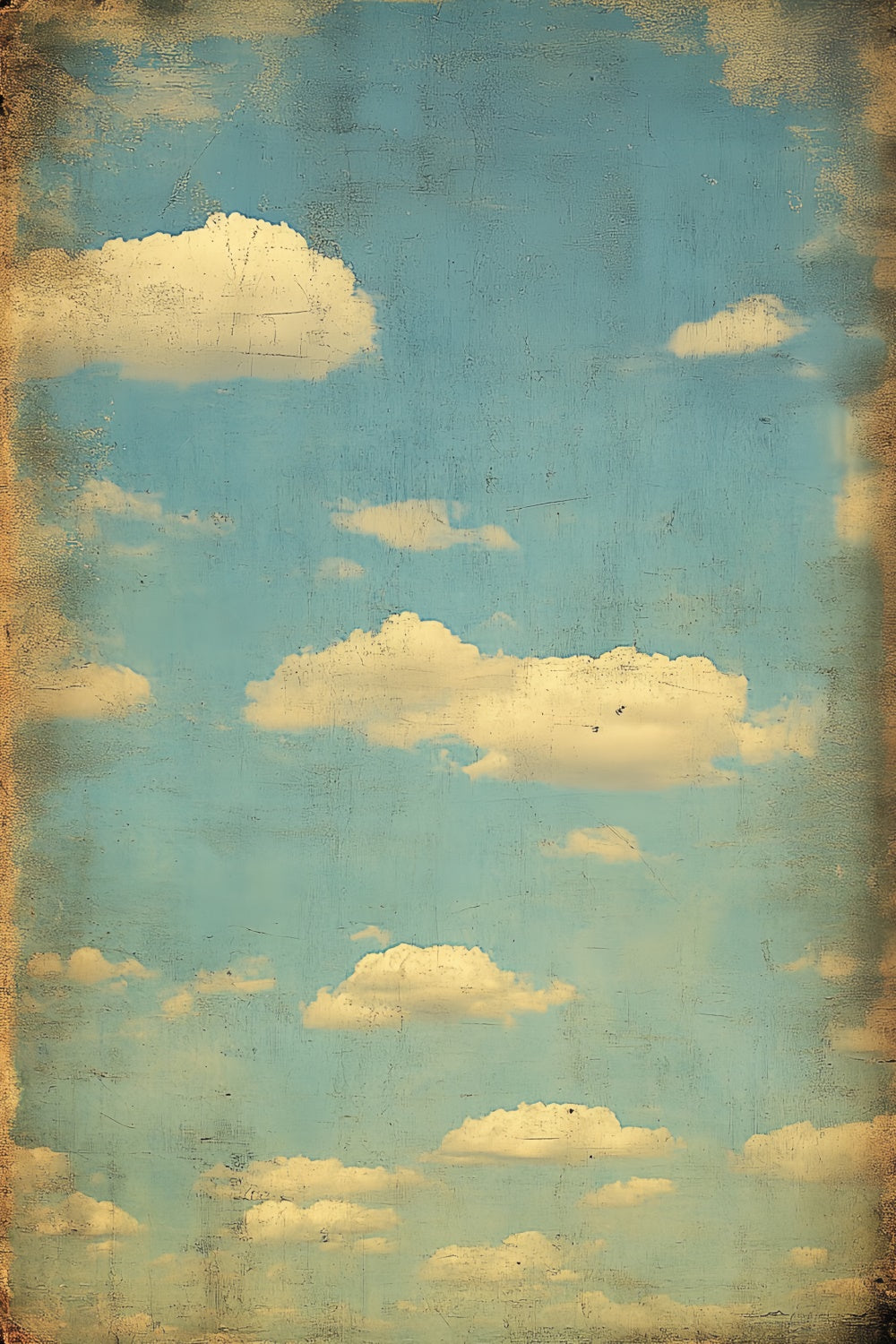 School Photo Backdrops Antique Sky Cloud Portrait Backdrop UK CSH4-183