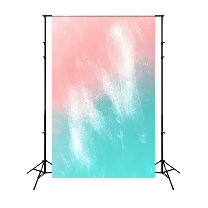 Portrait Photo Backdrop Pastel Pink Blue Gradient Backdrop UK CSH4-185