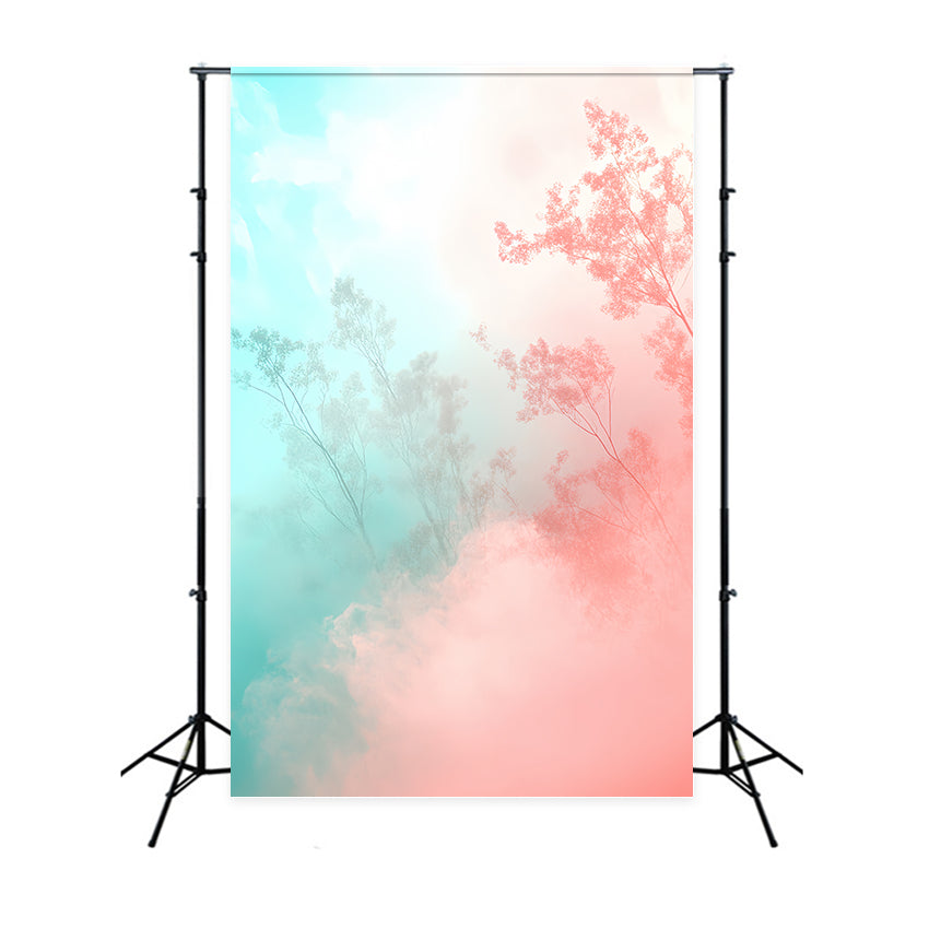 School Portrait Backdrops Gradient Woodland Mist Backdrop UK CSH4-186
