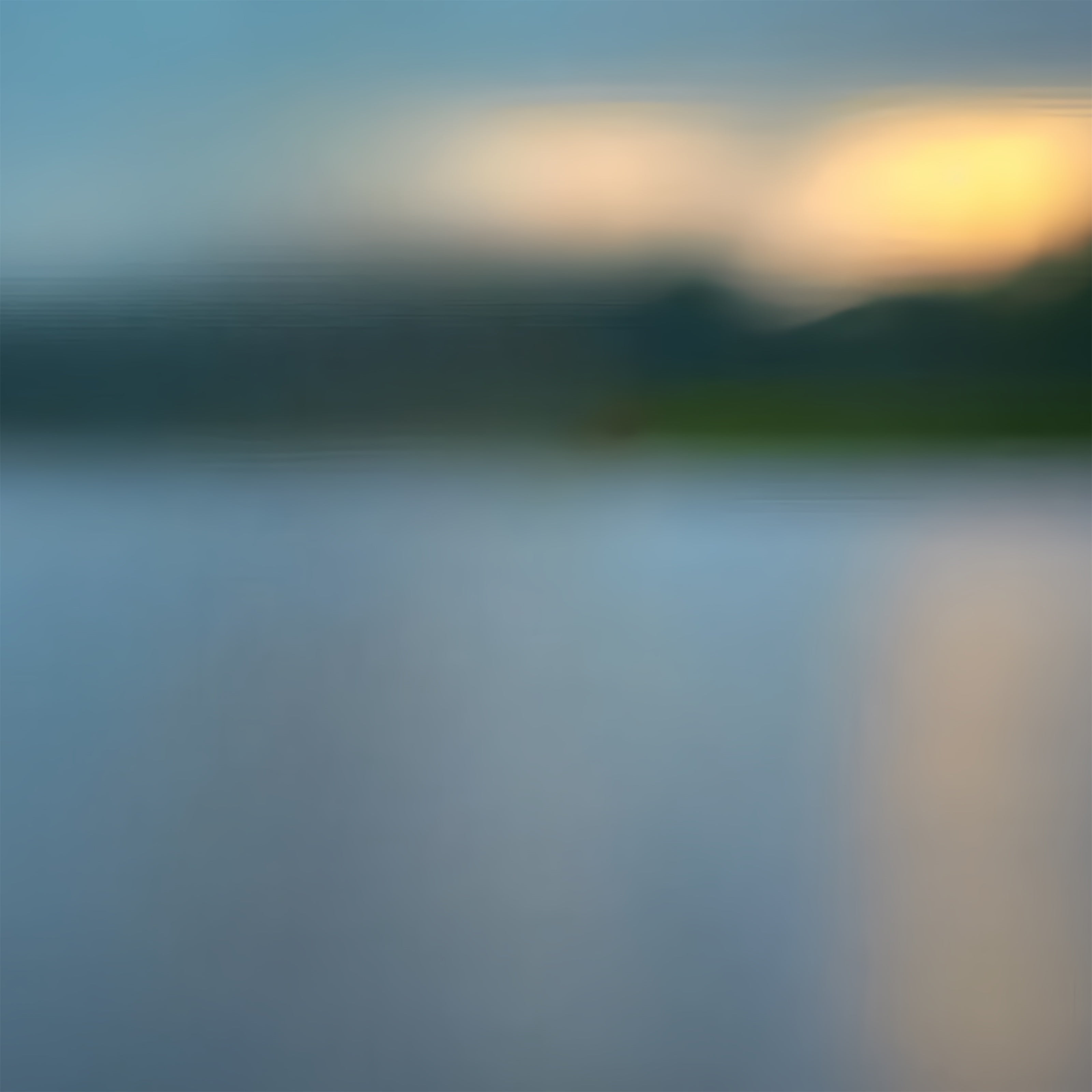 Portrait Photo Backdrop Twilight Reflection Hazy Lake Backdrop UK CSH4-200