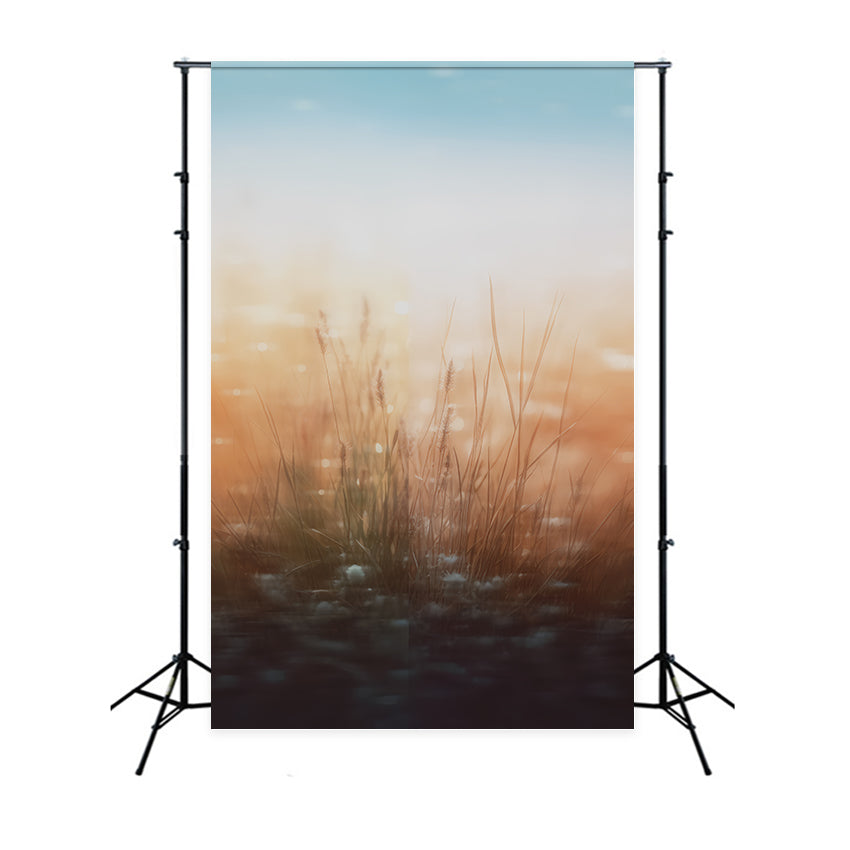 Portrait Photography Backdrops Soft Meadow Breeze Backdrop UK CSH4-202
