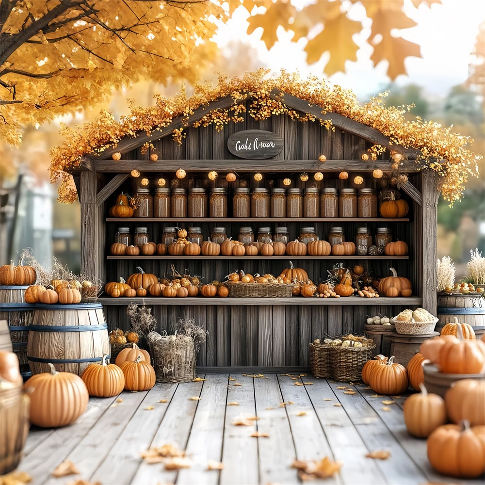 Barn Backdrops Autumn Harvest Stand Backdrop UK CSH4-230